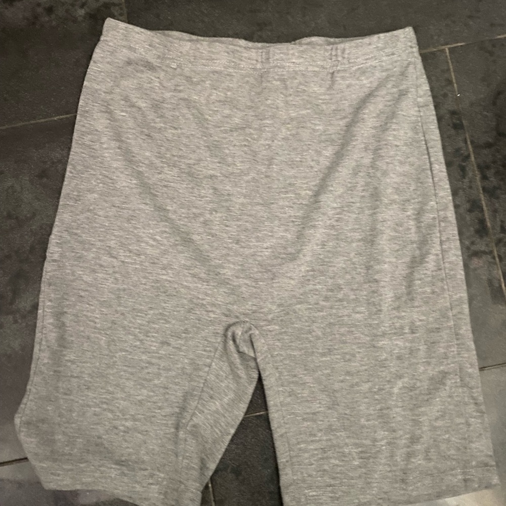 Shein grey biker shorts